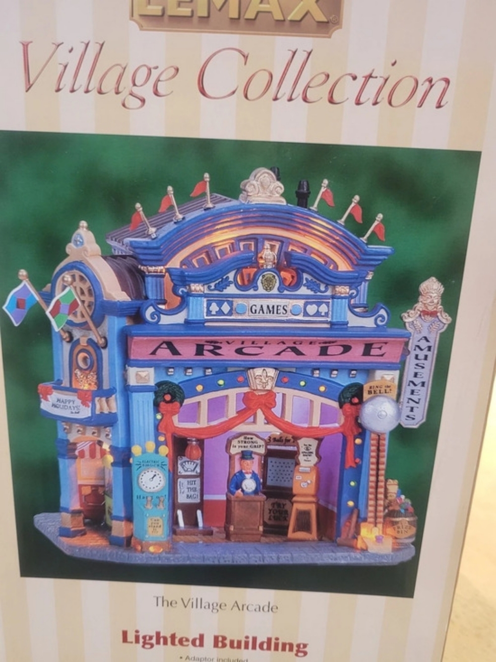 Lemax The Village Arcade Lighted Building Decor